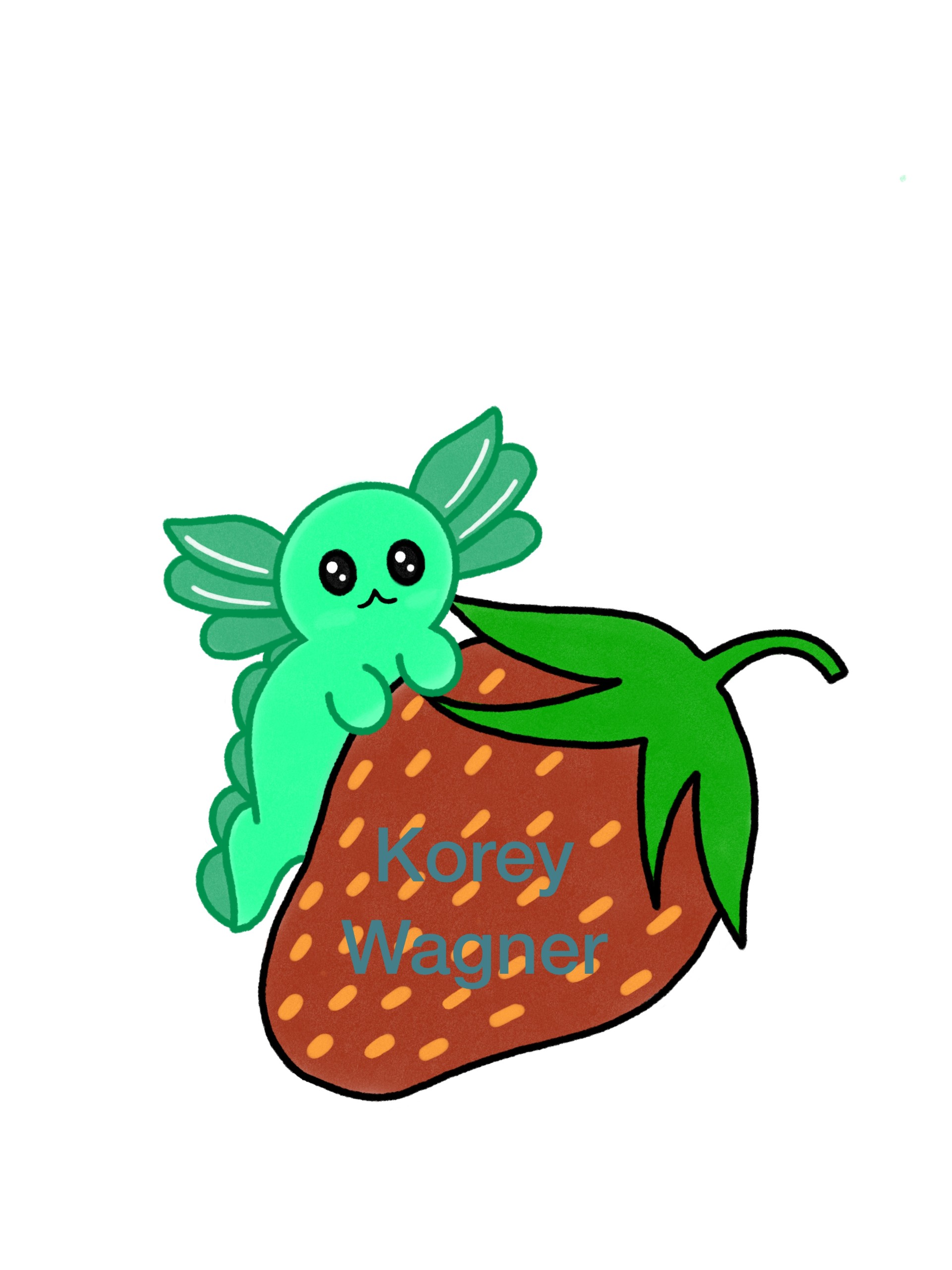 Strawberry Axolotl